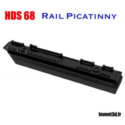  Rail Picatinny adaptable sur le HDS 68 T4E - Made in France