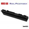  Rail Picatinny adaptable sur le HDS 68 T4E - Made in France