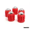 5 munitions avec billes 13,5mm en acier pour embout spécial pistolet à blanc - Rouge