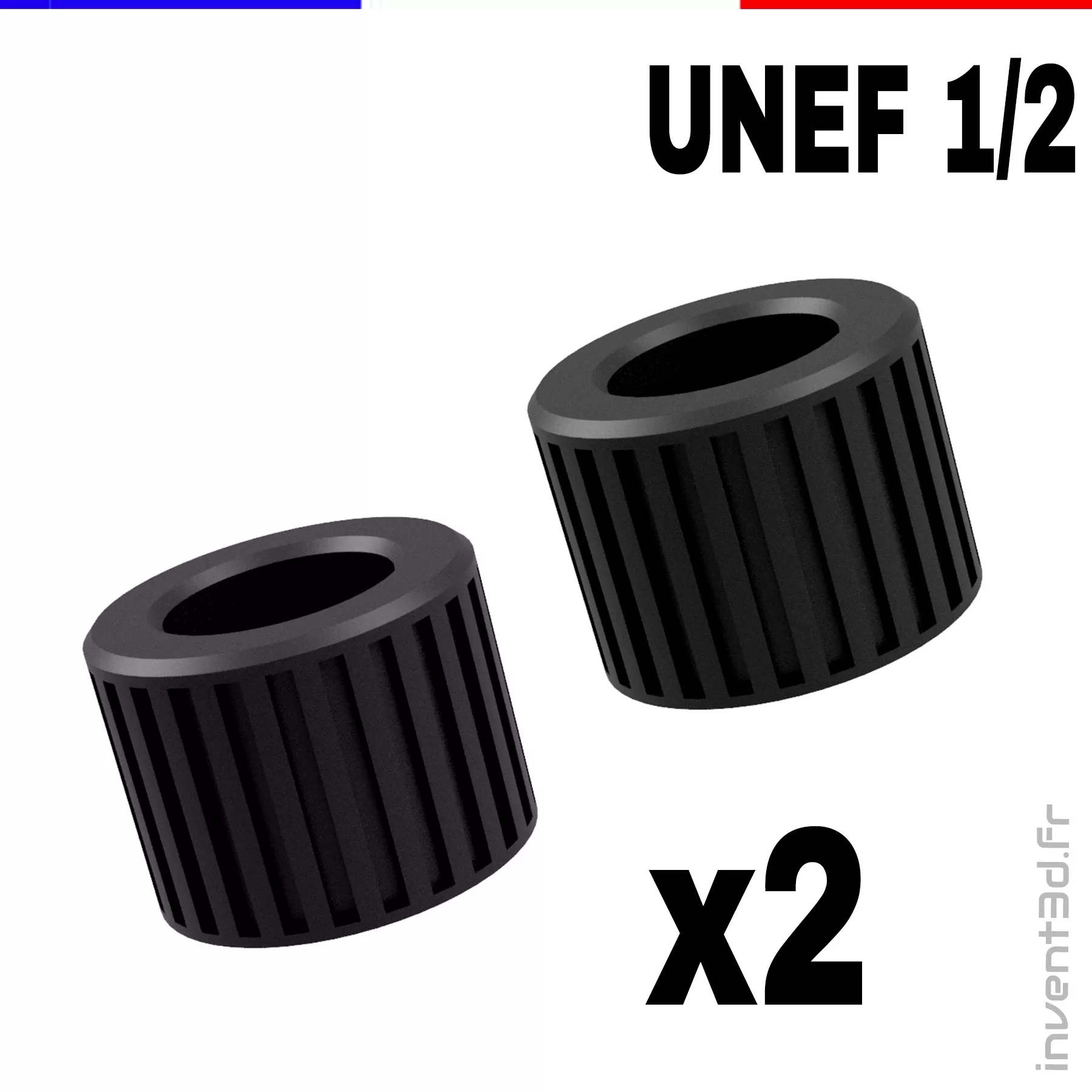 UNEF 1/2 28 - 10mm - Barrel threading protection - Invent3d