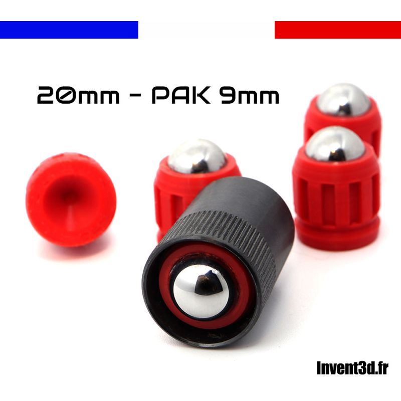 5 slugs 20mm Patriot for PAK - Patriot - Ball 13,5mm - Red