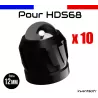 10 slugs avec billes 12mm en acier Calibre .68 pour HDS68 T4E Umarex - Noir