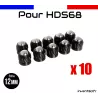 10 slugs avec billes 12mm en acier Calibre .68 pour HDS68 T4E Umarex - Noir