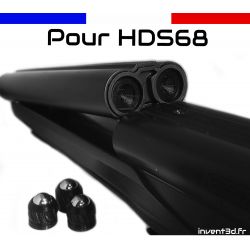 10 Slugs avec billes 12mm en acier Calibre .68 pour HDS68 T4E de Umarex - Noir
