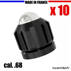 10 slugs for HDS68 cal.68 from Umarex 10mm balls weight 6g - Airsoft Black