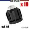 10 Slugs billes 10mm Calibre .68 pour HDS68 T4E de Umarex - Noir