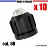 10 Slugs billes 10mm Calibre .68 pour HDS68 T4E de Umarex - Noir